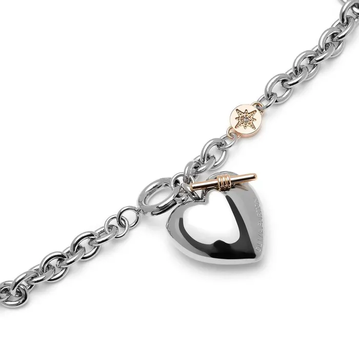 Women Bracelets Olivia Burton Knot Heart Silver Bracelet