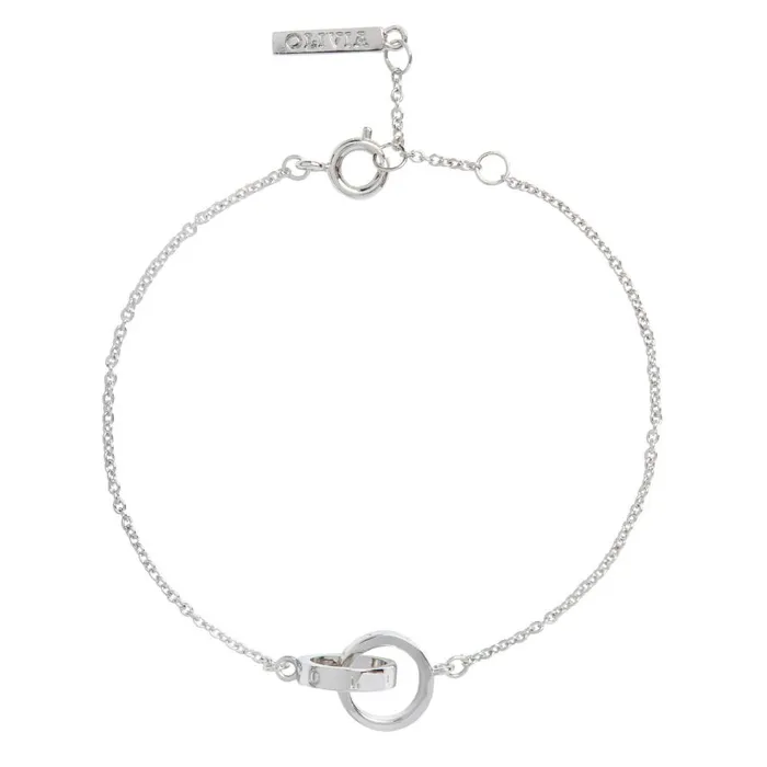Women Bracelets Olivia Burton Silver Interlink Bracelet