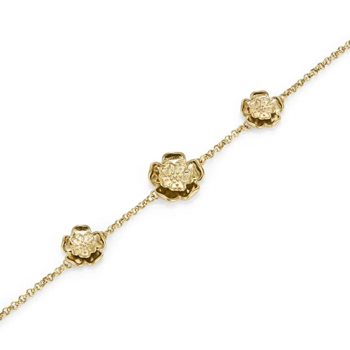 Women Bracelets Olivia Burton Tudor Rose Gold Plated Bracelet