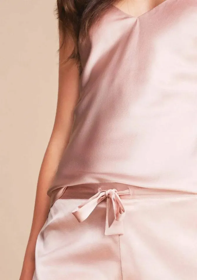 Women Camisoles and Shorts Gilda and Pearl Curvy Sophia Shorts Pink Champagne Women Camisoles and Shorts Gilda and Pearl Curvy Sophia Shorts Pink Champagne