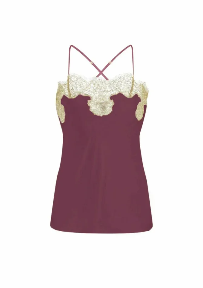 Women Camisoles and Shorts Gilda and Pearl Gina Camisole Orchid Orchid