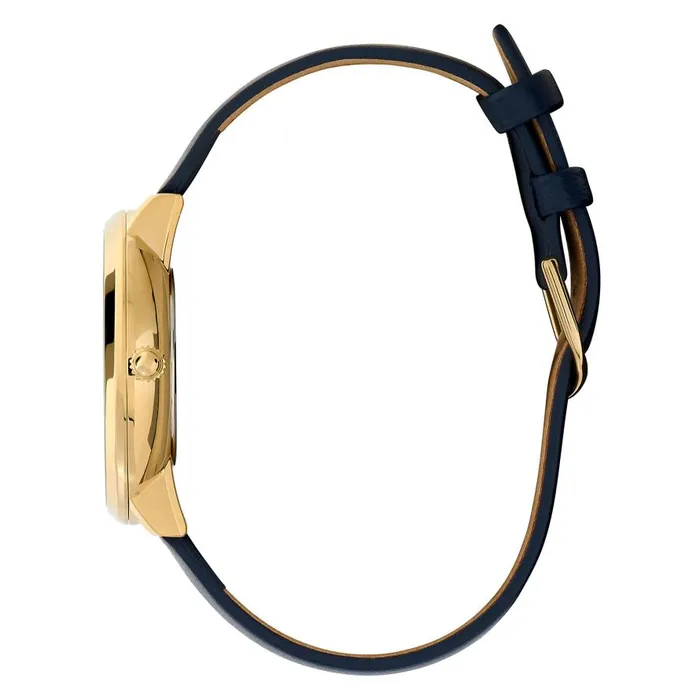 Women Celestial Watches Olivia Burton 35mm Nova Slim Gold and Sapphire Blue Leather Strap Watch Women Celestial Watches Olivia Burton 35mm Nova Slim Gold and Sapphire Blue Leather Strap Watch