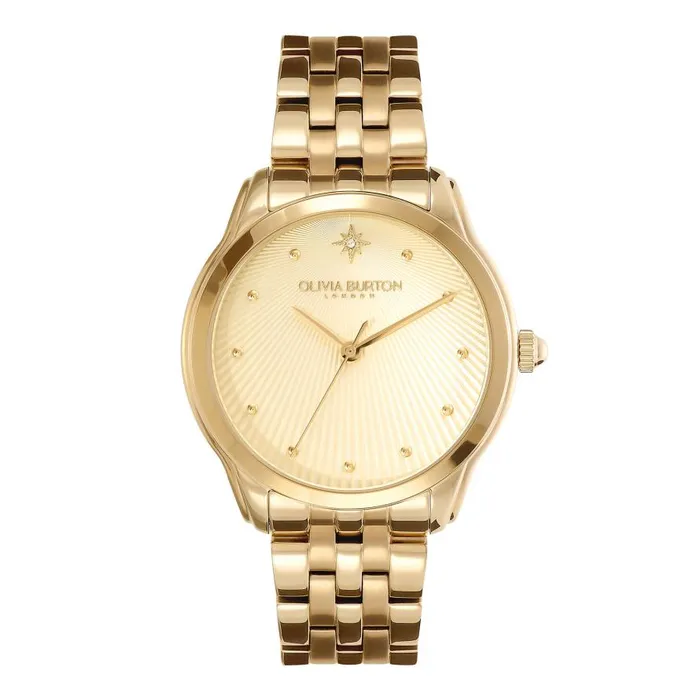 Women Celestial Watches Olivia Burton 36mm Starlight Gold Bracelet Watch