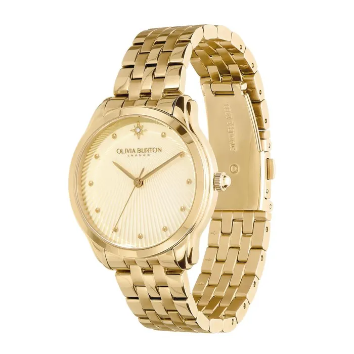 Women Celestial Watches Olivia Burton 36mm Starlight Gold Bracelet Watch