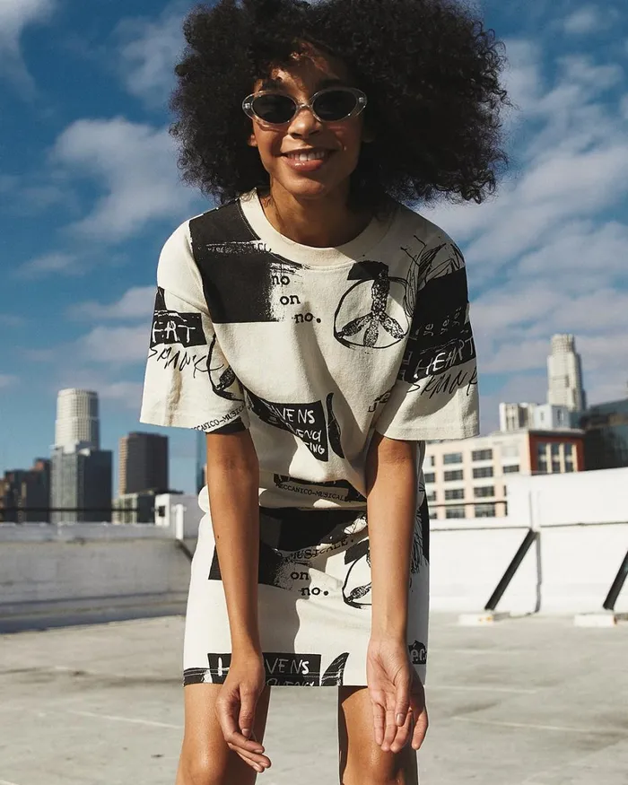Women Chrome Freak Rising Tee Dress 8211 Whisper White Deus Ex Machina Dresses Women Chrome Freak Rising Tee Dress 8211 Whisper White Deus Ex Machina Dresses