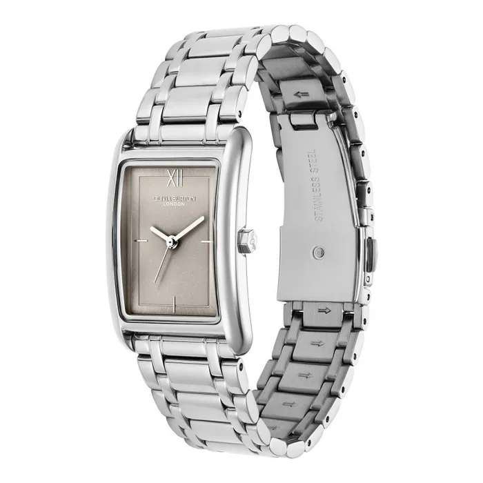 Women Classic Watches Olivia Burton 23mm Grove Dove Grey and Silver Bracelet Watch Women Classic Watches Olivia Burton 23mm Grove Dove Grey and Silver Bracelet Watch