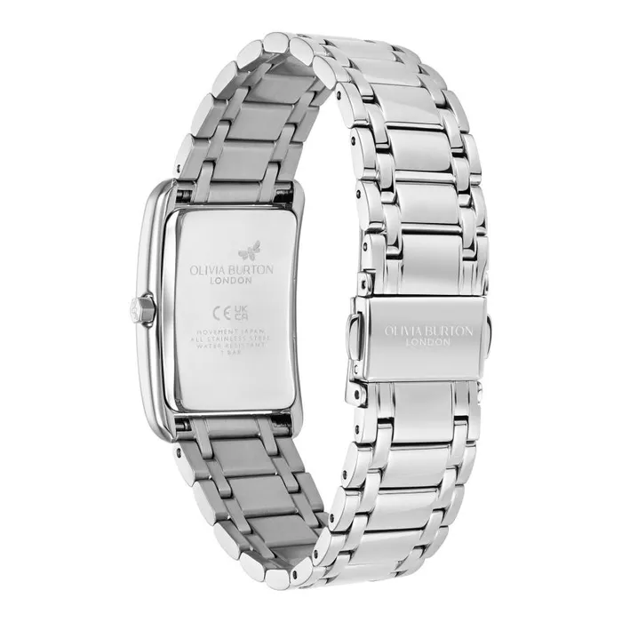 Women Classic Watches Olivia Burton 23mm Grove Dove Grey and Silver Bracelet Watch Women Classic Watches Olivia Burton 23mm Grove Dove Grey and Silver Bracelet Watch