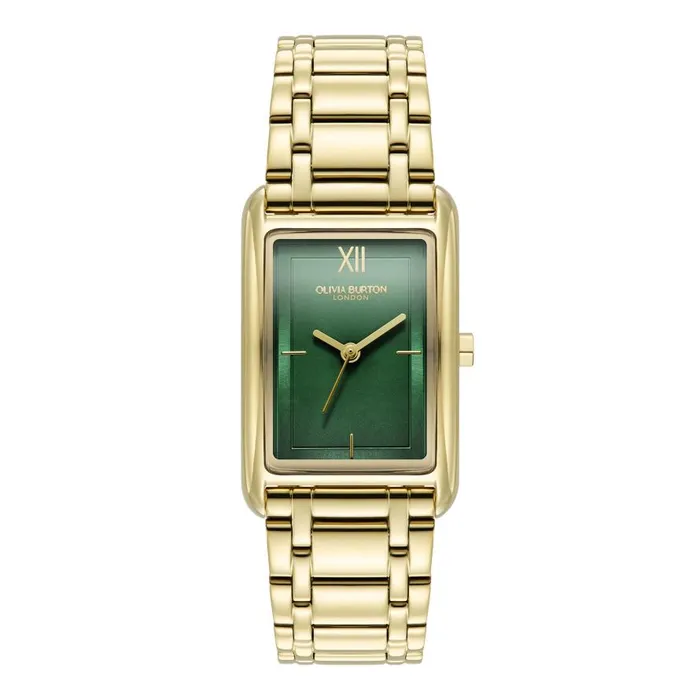 Women Classic Watches Olivia Burton 23mm Grove Forest Green and Gold Bracelet Watch Women Classic Watches Olivia Burton 23mm Grove Forest Green and Gold Bracelet Watch