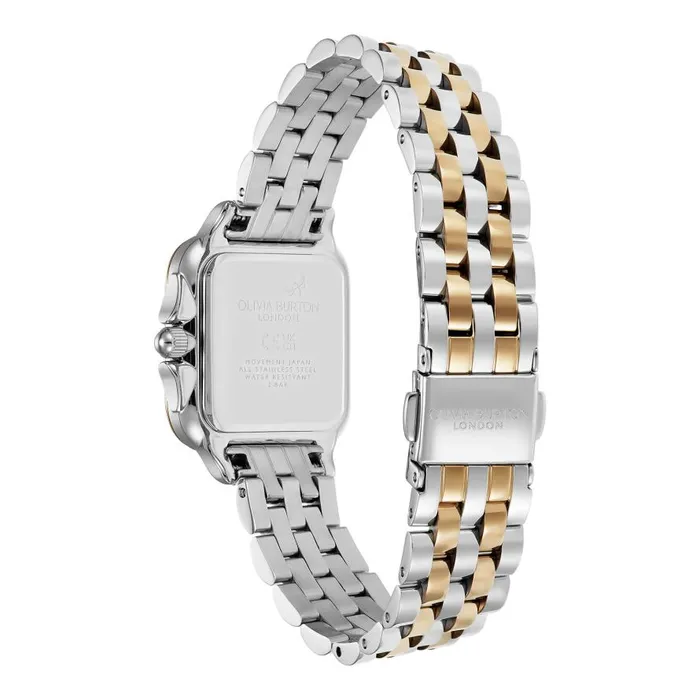 Women Classic Watches Olivia Burton 28mm Grosvenor Black and Two Tone Bracelet Watch Women Classic Watches Olivia Burton 28mm Grosvenor Black and Two Tone Bracelet Watch