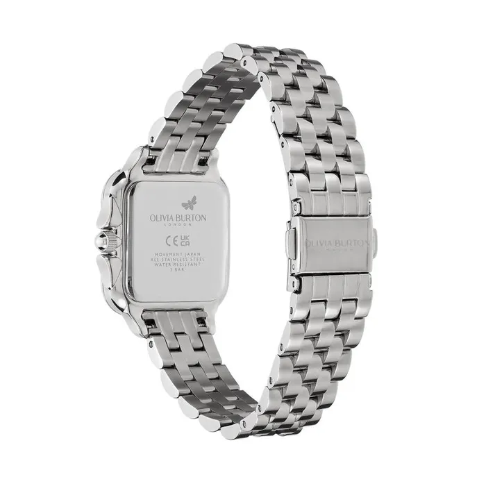 Women Classic Watches Olivia Burton 28mm Grosvenor Blue and Silver Bracelet Watch Women Classic Watches Olivia Burton 28mm Grosvenor Blue and Silver Bracelet Watch