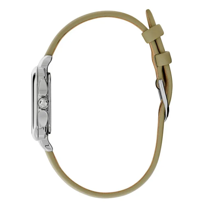 Women Classic Watches Olivia Burton 28mm Grosvenor Silver and Sage Green Leather Strap Watch Women Classic Watches Olivia Burton 28mm Grosvenor Silver and Sage Green Leather Strap Watch