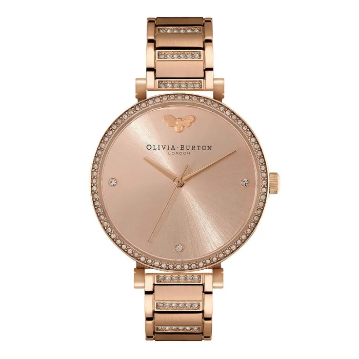 Women Classic Watches Olivia Burton 32mm Tbar Blush and Carnation Gold Bracelet Watch Women Classic Watches Olivia Burton 32mm Tbar Blush and Carnation Gold Bracelet Watch