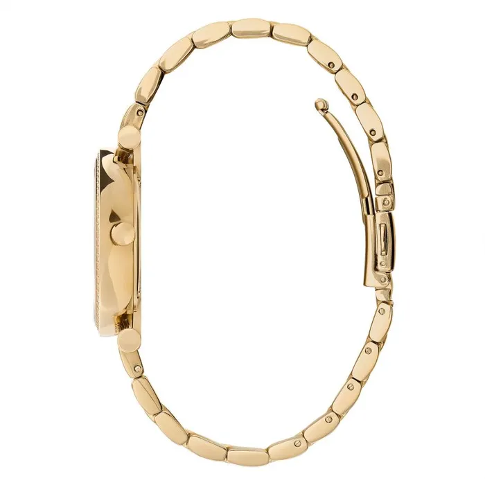 Women Classic Watches Olivia Burton 32mm Tbar Nude and Gold Bracelet Watch