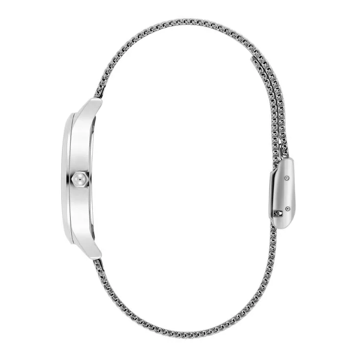 Women Classic Watches Olivia Burton 36mm Wonderlust White and Silver Mesh Watch Women Classic Watches Olivia Burton 36mm Wonderlust White and Silver Mesh Watch