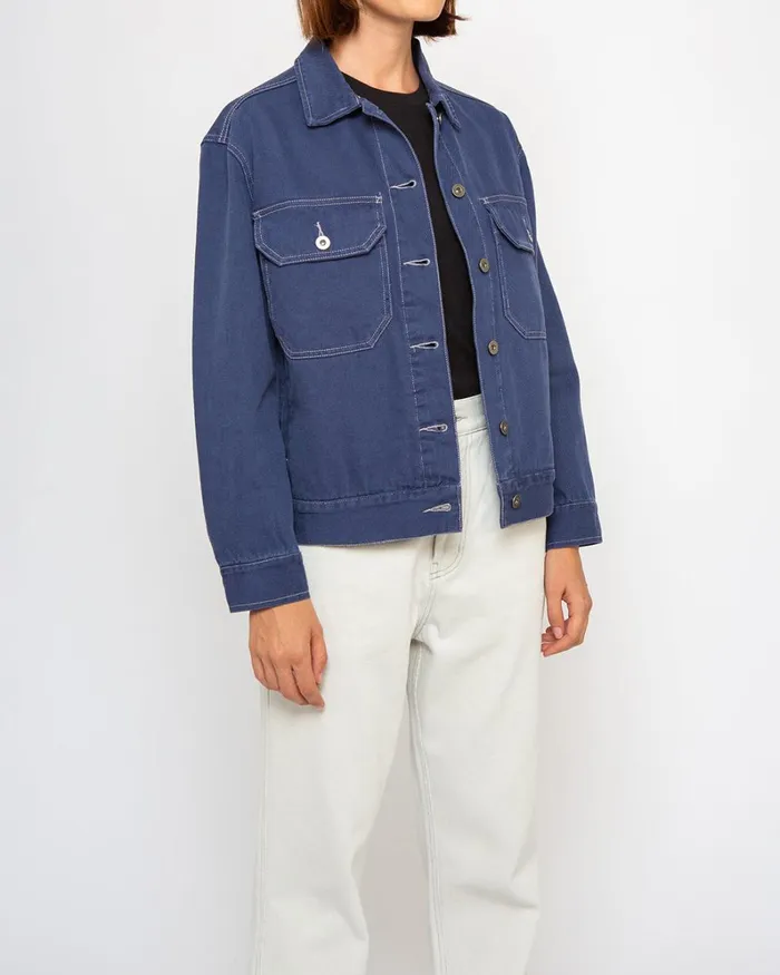 Women Coby Jacket 8211 Indigo Deus Ex Machina Jackets Women Coby Jacket 8211 Indigo Deus Ex Machina Jackets