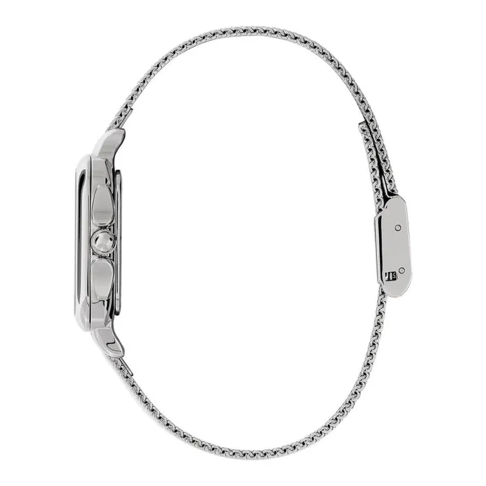 Women Color Dial Watches Olivia Burton 28mm Grosvenor Light Grey and Silver Mesh Watch Women Color Dial Watches Olivia Burton 28mm Grosvenor Light Grey and Silver Mesh Watch