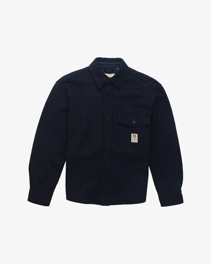 Women CPO Wool Shirt 8211 Navy Deus Ex Machina Shirts Women CPO Wool Shirt 8211 Navy Deus Ex Machina Shirts