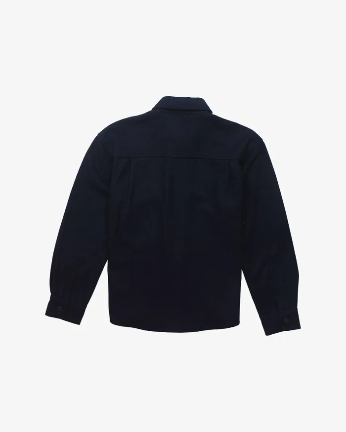 Women CPO Wool Shirt 8211 Navy Deus Ex Machina Shirts Women CPO Wool Shirt 8211 Navy Deus Ex Machina Shirts