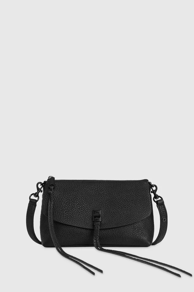 Women Crossbody Bags Rebecca Minkoff Darren Top Zip Crossbody Blackblack Shellac Women Crossbody Bags Rebecca Minkoff Darren Top Zip Crossbody Blackblack Shellac