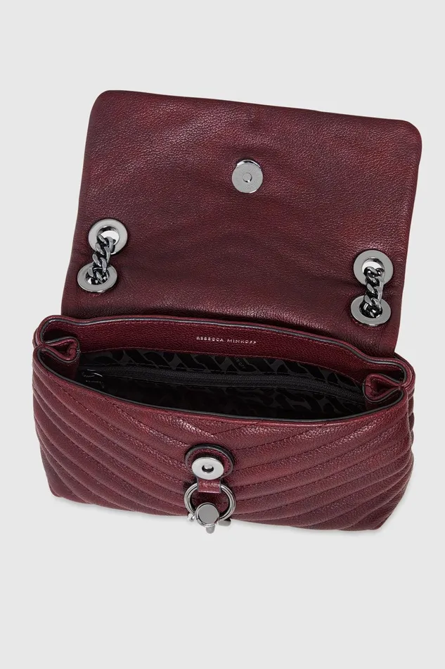 Women Crossbody Bags Rebecca Minkoff Edie Crossbody Garnetgunmetal Women Crossbody Bags Rebecca Minkoff Edie Crossbody Garnetgunmetal
