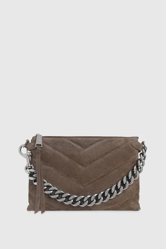 Women Crossbody Bags Rebecca Minkoff Edie Maxi Crossbody Porcinigunmetal