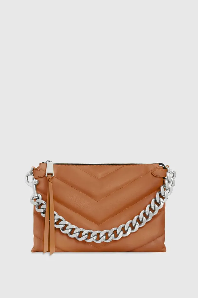 Women Crossbody Bags Rebecca Minkoff Edie Maxi Crossbody Saddle