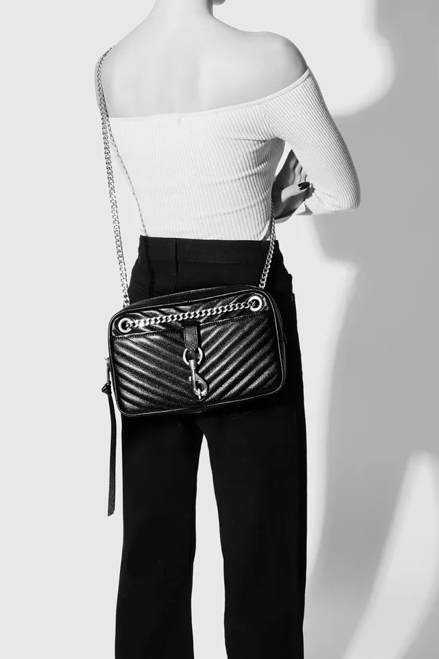 Women Crossbody Bags Rebecca Minkoff Edie Zip Shoulder Midnightgunmetal Women Crossbody Bags Rebecca Minkoff Edie Zip Shoulder Midnightgunmetal