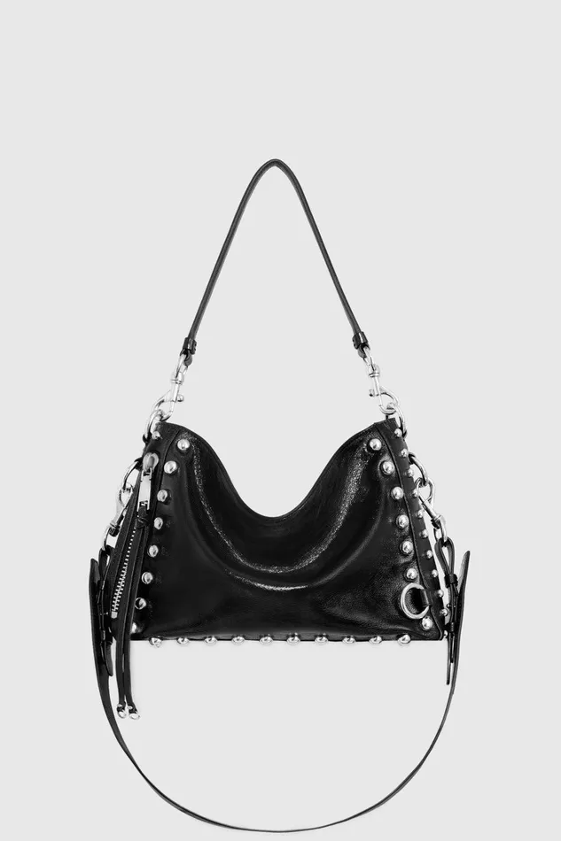Women Crossbody Bags Rebecca Minkoff MAB Crossbody With Studs Blacksilver