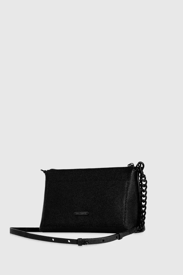 Women Crossbody Bags Rebecca Minkoff Megan Crossbody Blackblack Shellac