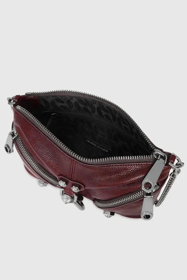 Women Crossbody Bags Rebecca Minkoff Mini Julian Crossbody Garnetgunmetal Women Crossbody Bags Rebecca Minkoff Mini Julian Crossbody Garnetgunmetal