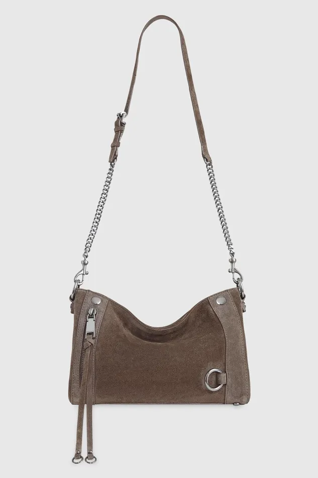 Women Crossbody Bags Rebecca Minkoff Mini MAB Crossbody Porcinigunmetal