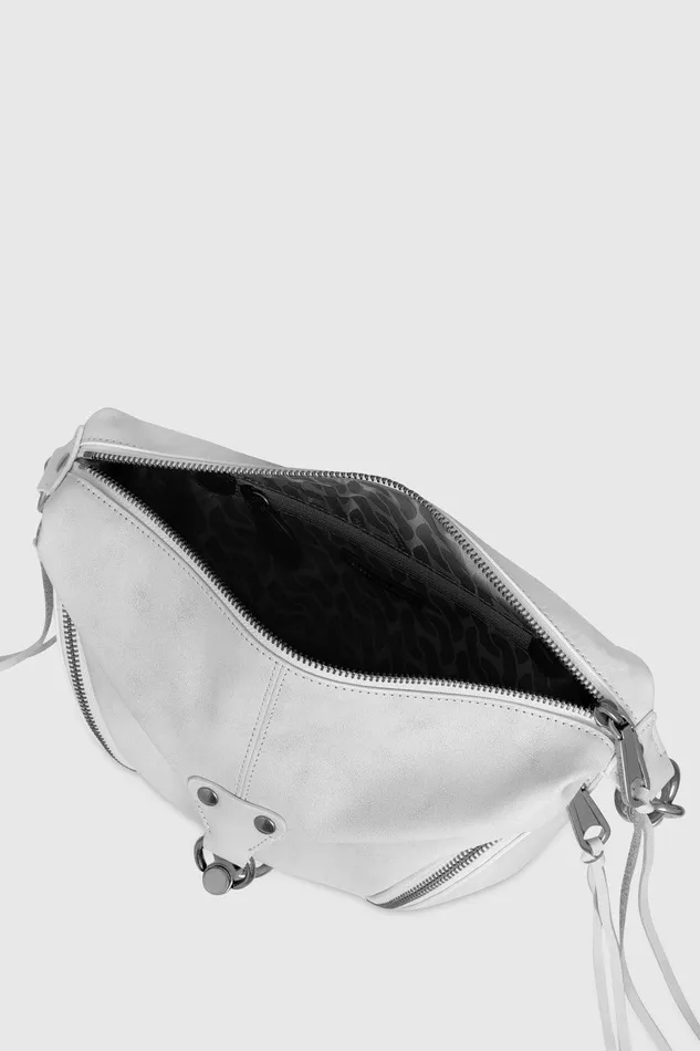 Women Crossbody Bags Rebecca Minkoff Small Julian Crossbody Whitegreyantique Silver Women Crossbody Bags Rebecca Minkoff Small Julian Crossbody Whitegreyantique Silver