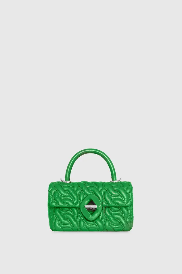 Women Crossbody Bags Rebecca Minkoff Top Handle Crossbody With Chain Quilt Acid Greensilver Women Crossbody Bags Rebecca Minkoff Top Handle Crossbody With Chain Quilt Acid Greensilver