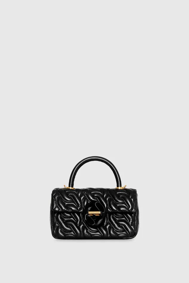Women Crossbody Bags Rebecca Minkoff Top Handle Crossbody With Chain Quilt Blackantique Brass Women Crossbody Bags Rebecca Minkoff Top Handle Crossbody With Chain Quilt Blackantique Brass