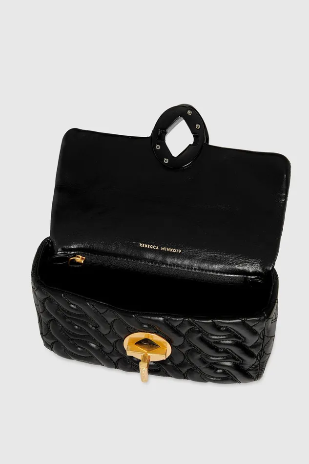 Women Crossbody Bags Rebecca Minkoff Top Handle Crossbody With Chain Quilt Blackantique Brass Women Crossbody Bags Rebecca Minkoff Top Handle Crossbody With Chain Quilt Blackantique Brass