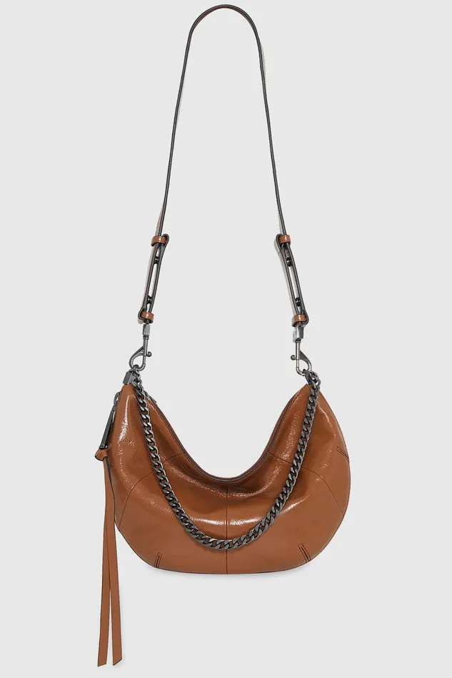 Women Crossbody Bags Rebecca Minkoff Zip Around Crossbody Rochergunmetal