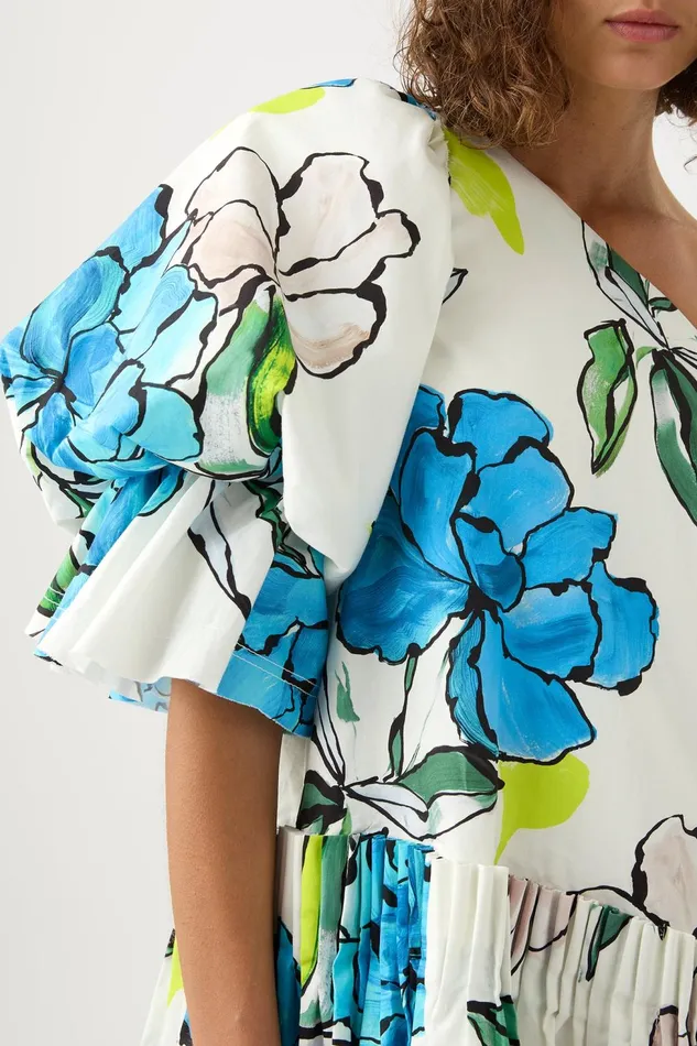 Women Cy Off Shoulder Smock Dress Cool Camellia Aje Dresses