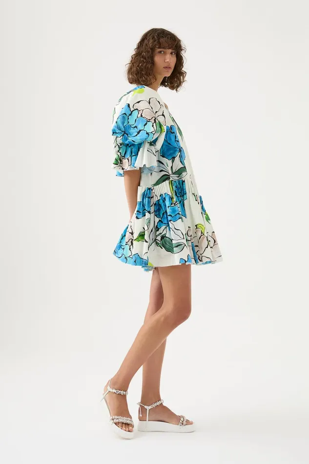 Women Cy Off Shoulder Smock Dress Cool Camellia Aje Dresses