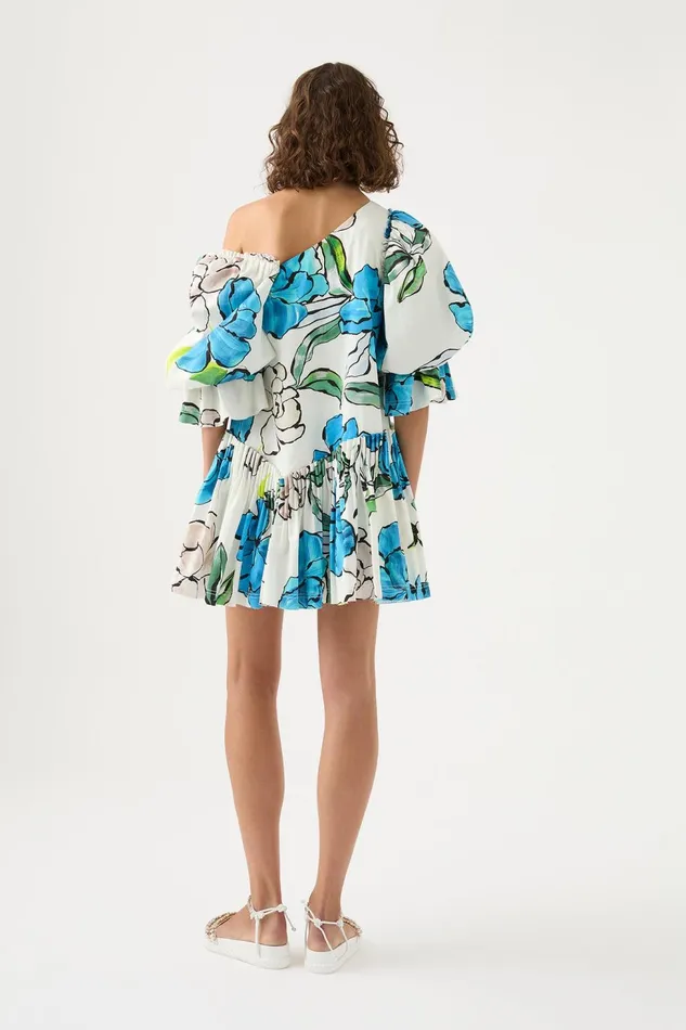 Women Cy Off Shoulder Smock Dress Cool Camellia Aje Dresses