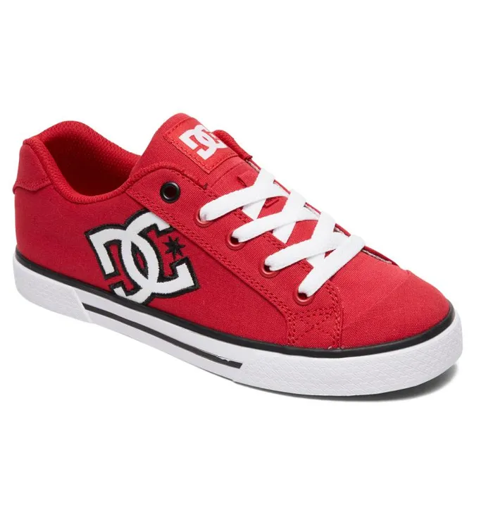 Women DC Shoes Sneakers Chelsea Canvas Shoes Blackwhiteblack