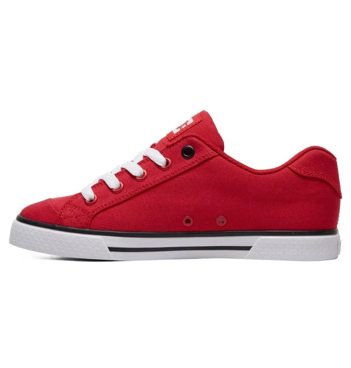 Women DC Shoes Sneakers Chelsea Canvas Shoes Blackwhiteblack