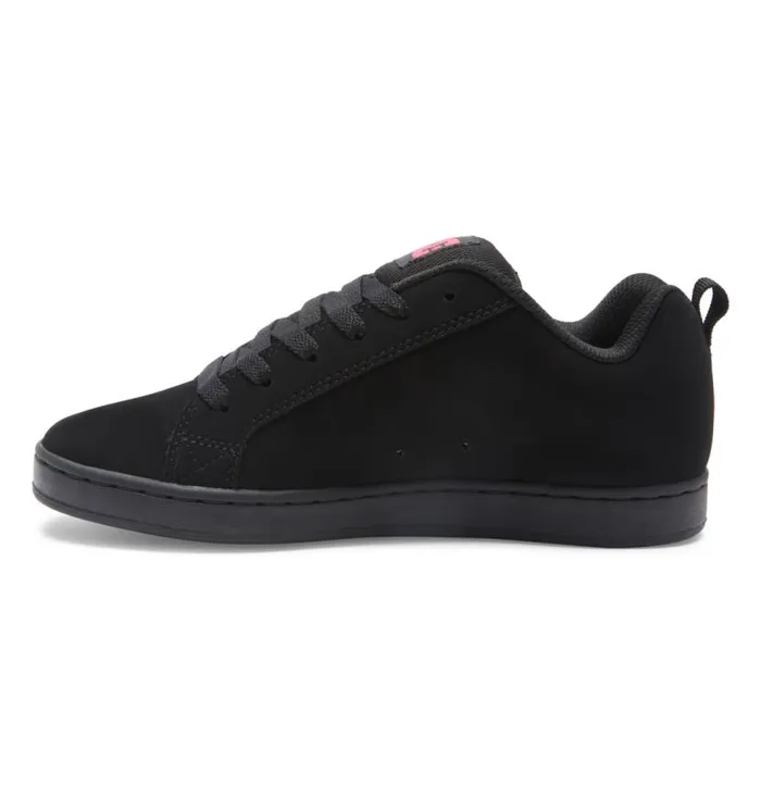 Women DC Shoes Sneakers Court Graffik Shoes Black Gradient
