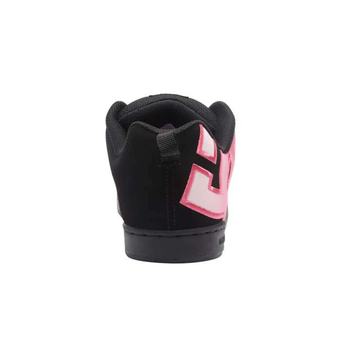 Women DC Shoes Sneakers Court Graffik Shoes Black Gradient