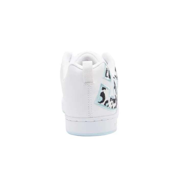 Women DC Shoes Sneakers Court Graffik Shoes Cheetah Print