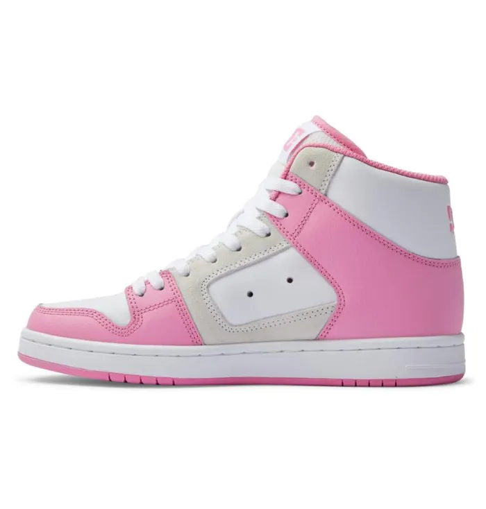 Women DC Shoes Sneakers Manteca 4 Hi HighTop Shoes Pinkwhite