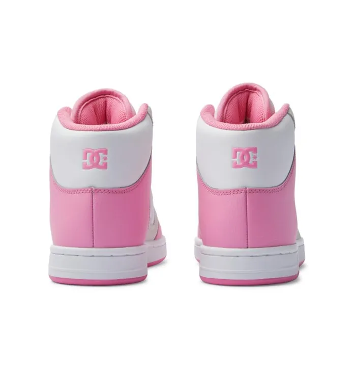 Women DC Shoes Sneakers Manteca 4 Hi HighTop Shoes Pinkwhite