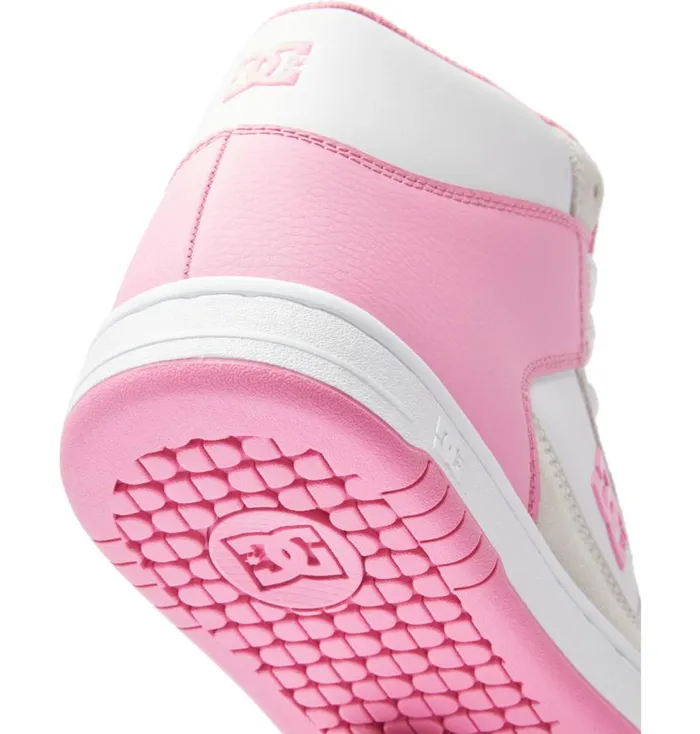 Women DC Shoes Sneakers Manteca 4 Hi HighTop Shoes Pinkwhite