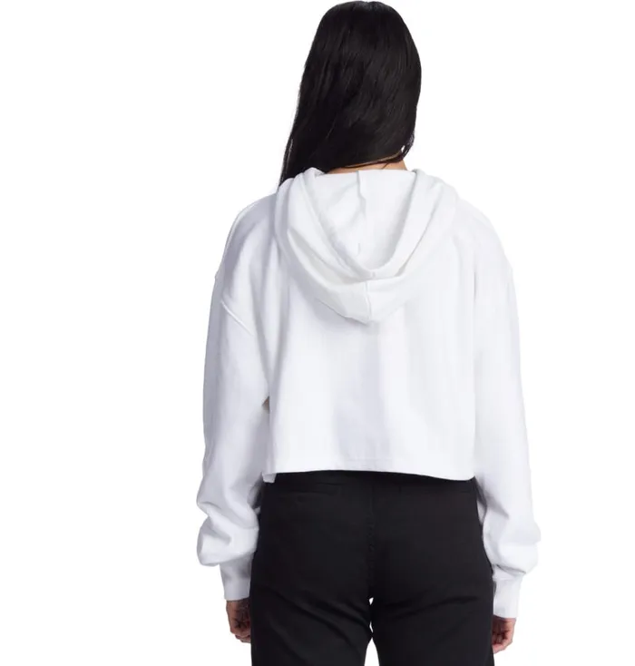 Women DC Shoes TShirts Hoodies and Jackets DC Cropped Hoodie 2 White
