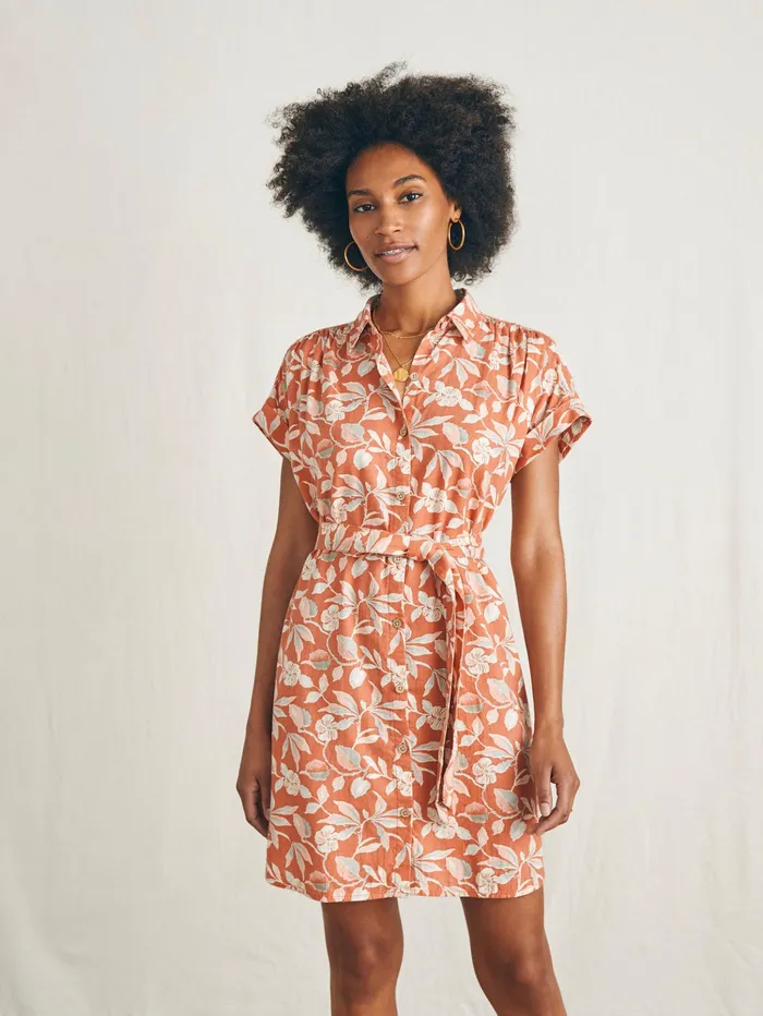 Women Dresses Faherty Breeze Shirtdress Ginger Floral