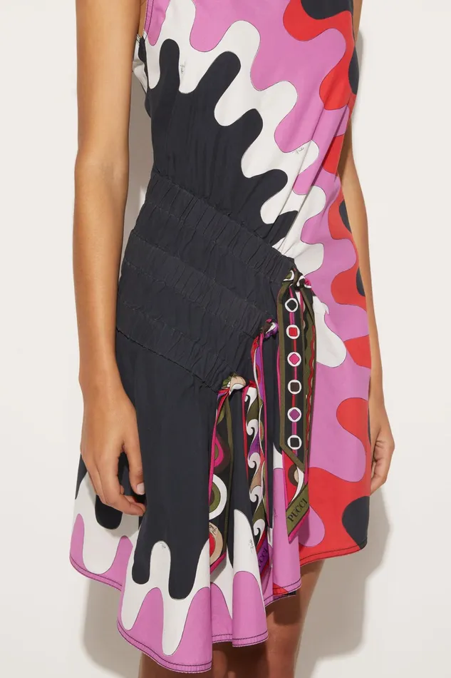 Women Dresses PUCCI BersaglioPrint Ruched Dress